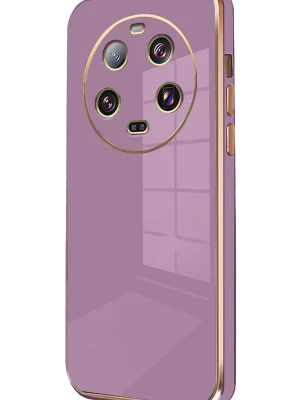 Newface Xiaomi Mi 14 Ultra Kılıf Volet Silikon - Mor