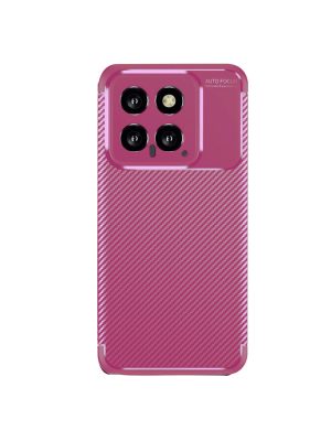 Newface Xiaomi Mi 14T Kılıf Auto Focus Karbon Kapak - Pembe