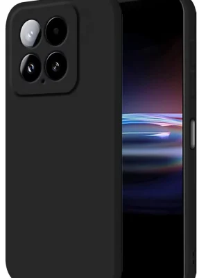 Newface Xiaomi Mi 14T Pro Kılıf Nano içi Kadife Silikon - Siyah