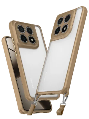 Newface Xiaomi Mi 14T Pro Kılıf Penta Silikon Kılıf - Çöl Titanyum