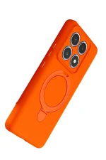 Newface Xiaomi Mi 14T Pro Regal Magsafe Standlı Kapak - Turuncu - Görsel 3