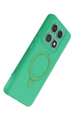 Newface Xiaomi Mi 14T Pro Regal Magsafe Standlı Kapak - Yeşil - Görsel 3