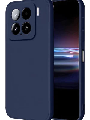 Newface Xiaomi Mi 15 Kılıf Nano içi Kadife Silikon - Lacivert