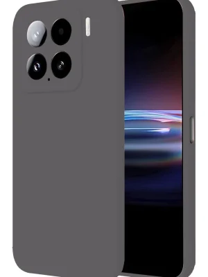 Newface Xiaomi Mi 15 Pro Kılıf Nano içi Kadife Silikon - Gri