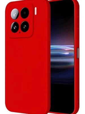 Newface Xiaomi Mi 15 Pro Kılıf Nano içi Kadife Silikon - Kırmızı