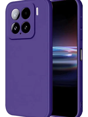 Newface Xiaomi Mi 15 Pro Kılıf Nano içi Kadife Silikon - Mor