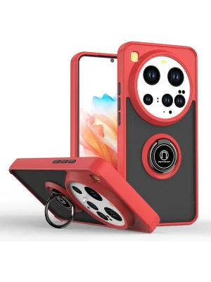 Newface Xiaomi Mi 15 Ultra Kılıf Montreal Yüzüklü Silikon Kapak - Kırmızı