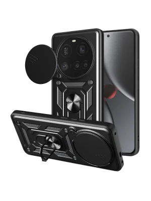 Newface Xiaomi Mi 15 Ultra Kılıf Pars Lens Yüzüklü Silikon - Siyah