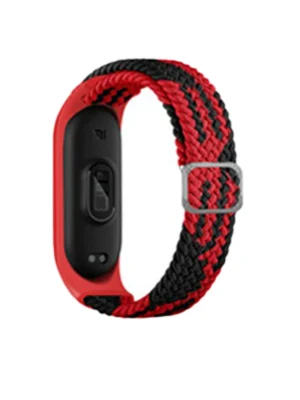 Newface Xiaomi Mi Band 4 Star Kordon - Kırmızı-Siyah
