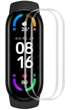 Newface Xiaomi Mi Band 5 Polymer Nano Ekran Koruyucu - Şeffaf - Görsel 3