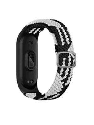 Newface Xiaomi Mi Band 6 Star Kordon - Siyah-Beyaz