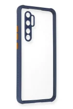 Newface Xiaomi Mi Note 10 Lite Kılıf Miami Şeffaf Silikon - Gri