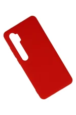 Newface Xiaomi Mi Note 10 Lite Kılıf Nano içi Kadife Silikon - Kırmızı - Görsel 2