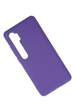 Newface Xiaomi Mi Note 10 Lite Kılıf Nano içi Kadife Silikon - Mor - Görsel 2