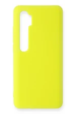 Newface Xiaomi Mi Note 10 Lite Kılıf Nano içi Kadife Silikon - Sarı