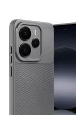 Newface Xiaomi Note 14 5G Auto Focus Karbon Kapak - Gri - Görsel 3