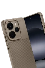 Newface Xiaomi Note 14 5G Auto Focus Karbon Kapak - Kahverengi - Görsel 2