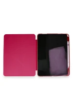 Newface Xiaomi Pad 6 Kılıf Kalemlikli Mars Tablet Kılıfı - Kırmızı - Görsel 7