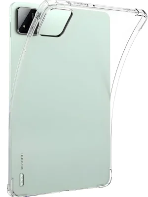 Newface Xiaomi Pad 7 Pro Kılıf Anti Şeffaf Tablet Silikon - Şeffaf