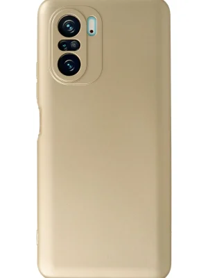 Newface Xiaomi Poco F3 Kılıf First Silikon - Gold