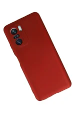 Newface Xiaomi Poco F3 Kılıf First Silikon - Kırmızı - Görsel 2