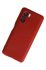 Newface Xiaomi Poco F3 Kılıf First Silikon - Kırmızı - Görsel 3
