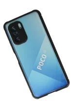 Newface Xiaomi Poco F3 Kılıf Miami Şeffaf Silikon - Siyah - Görsel 2