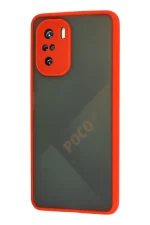 Newface Xiaomi Poco F3 Kılıf Montreal Silikon Kapak - Kırmızı - Görsel 2