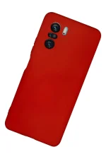 Newface Xiaomi Poco F3 Kılıf Nano içi Kadife Silikon - Kırmızı - Görsel 2