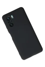 Newface Xiaomi Poco F3 Kılıf Nano içi Kadife Silikon - Lacivert - Görsel 2