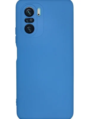 Newface Xiaomi Poco F3 Kılıf Nano içi Kadife Silikon - Mavi