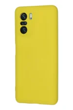 Newface Xiaomi Poco F3 Kılıf Nano içi Kadife Silikon - Sarı - Görsel 3
