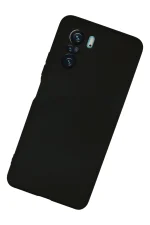 Newface Xiaomi Poco F3 Kılıf Nano içi Kadife Silikon - Siyah - Görsel 2