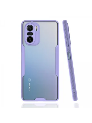 Newface Xiaomi Poco F3 Kılıf Platin Silikon - Lila