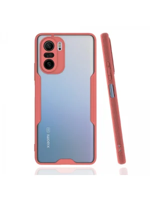 Newface Xiaomi Poco F3 Kılıf Platin Silikon - Pembe