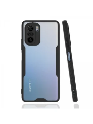 Newface Xiaomi Poco F3 Kılıf Platin Silikon - Siyah