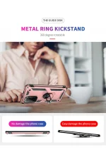 Newface Xiaomi Poco F3 Kılıf Sofya Yüzüklü Silikon Kapak - Rose - Görsel 4