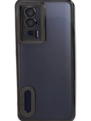 Newface Xiaomi Poco F5 Pro Kılıf Slot Silikon - Siyah