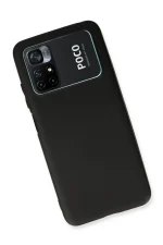 Newface Xiaomi Poco M4 Pro 4G Kılıf First Silikon - Siyah - Görsel 3