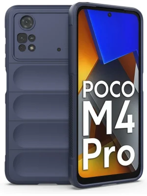 Newface Xiaomi Poco M4 Pro 4G Kılıf Optimum Silikon - Lacivert
