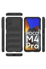 Newface Xiaomi Poco M4 Pro 4G Kılıf Optimum Silikon - Siyah - Görsel 3