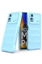 Newface Xiaomi Poco M4 Pro 4G Kılıf Optimum Silikon - Sky Blue - Görsel 2