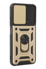 Newface Xiaomi Poco M4 Pro 4G Kılıf Pars Lens Yüzüklü Silikon - Gold - Görsel 2