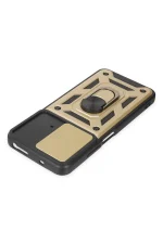 Newface Xiaomi Poco M4 Pro 4G Kılıf Pars Lens Yüzüklü Silikon - Gold - Görsel 4