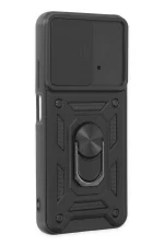 Newface Xiaomi Poco M4 Pro 4G Kılıf Pars Lens Yüzüklü Silikon - Siyah - Görsel 2