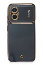 Newface Xiaomi Poco M5 Kılıf Liva Lens Silikon - Mavi - Görsel 2