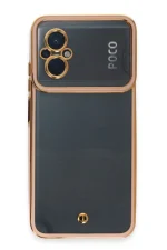 Newface Xiaomi Poco M5 Kılıf Liva Lens Silikon - Rose - Görsel 2