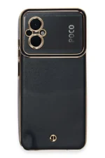 Newface Xiaomi Poco M5 Kılıf Liva Lens Silikon - Siyah - Görsel 2