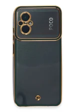 Newface Xiaomi Poco M5 Kılıf Liva Lens Silikon - Yeşil - Görsel 2
