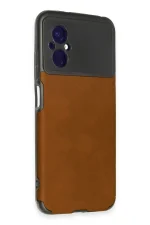 Newface Xiaomi Poco M5 Kılıf Loop Deri Silikon - Kahverengi - Görsel 2